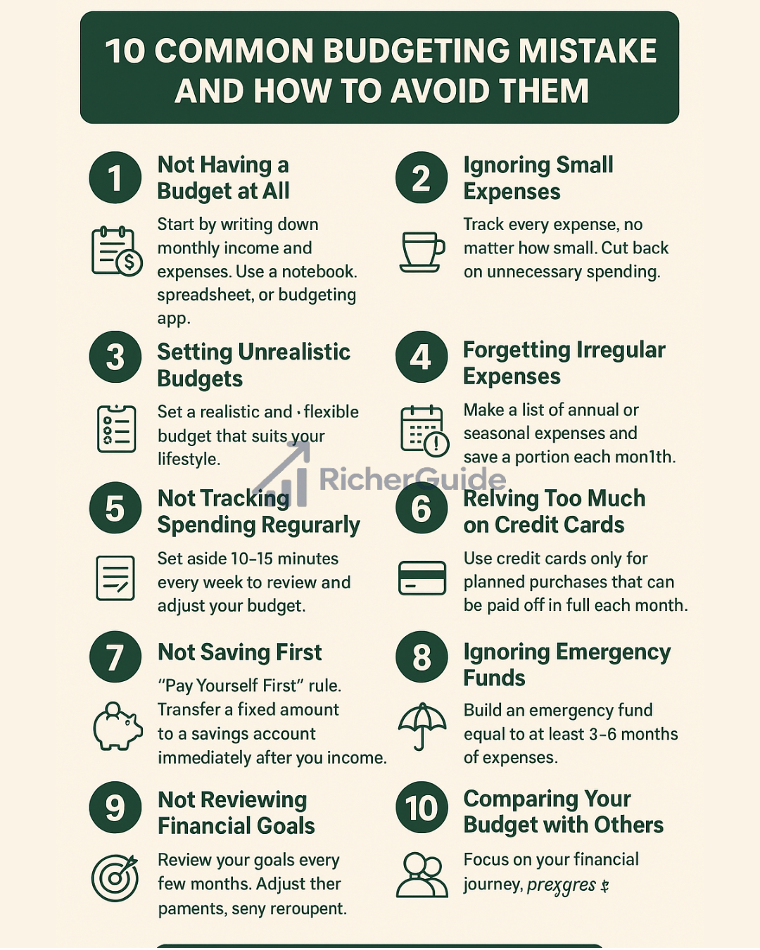 10 Common Budgeting Mistakes (and How to Fix Them for Financial Freedom)